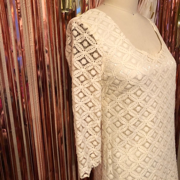 White Eyelet Dress - Picture 2 of 6